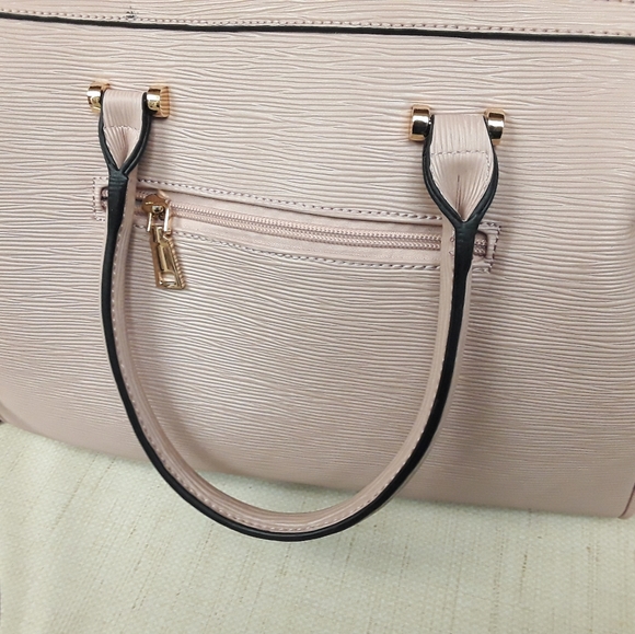 Blush Pink Satchel Crossbody Purse NWOT Boho - Picture 8 of 8